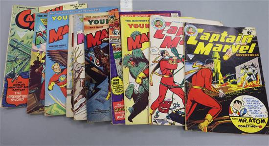 A quantity of Marvel comics